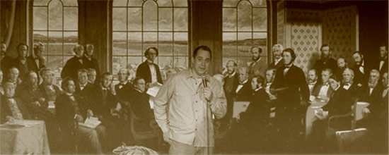 Rick at an early conference show